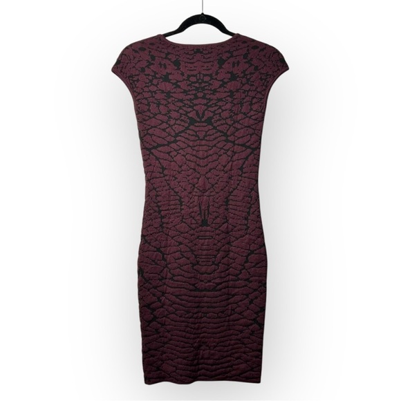 Dynamite Sleeveless Bodycon Wine Dress S - Picture 2 of 6